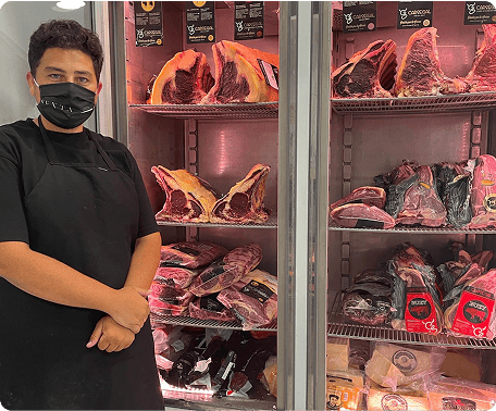 Vitrina de carnes